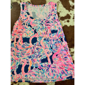 Lilly Pulitzer Crayton Style in Pattern Head In The Sand XSmall